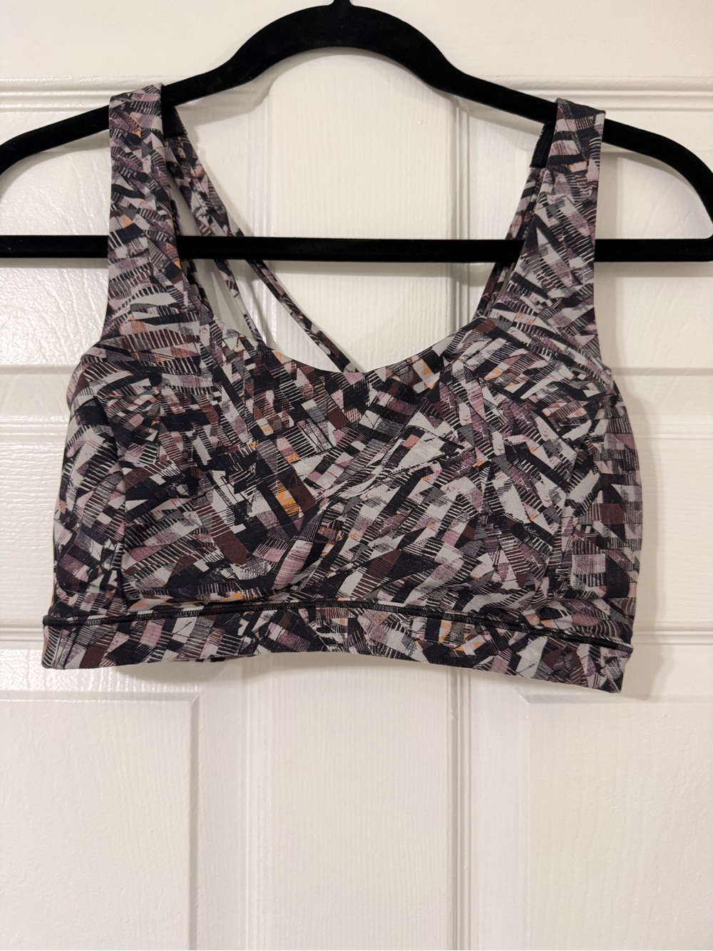 LULULEMON Printed Sports Bra - Pink Multicolor